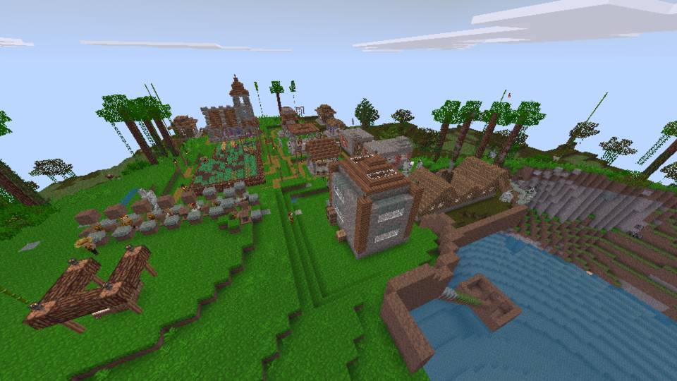 A screenshot of my primary village.