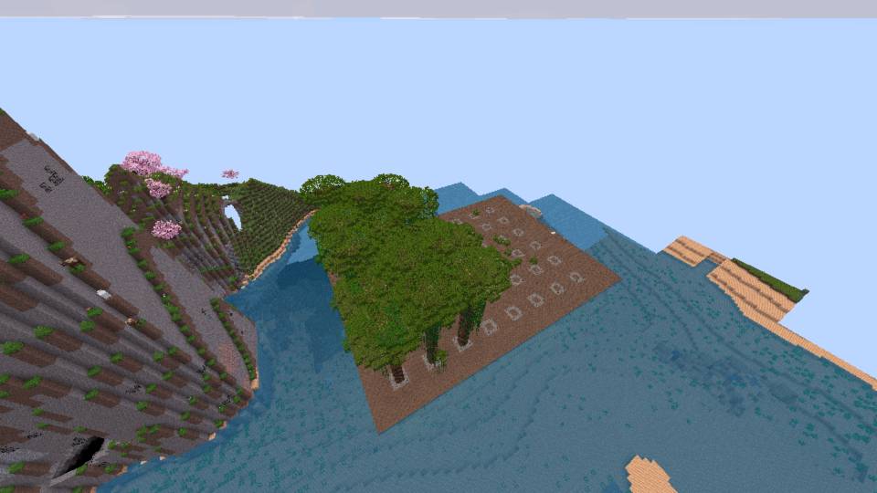 A screenshot of my tree farming setup