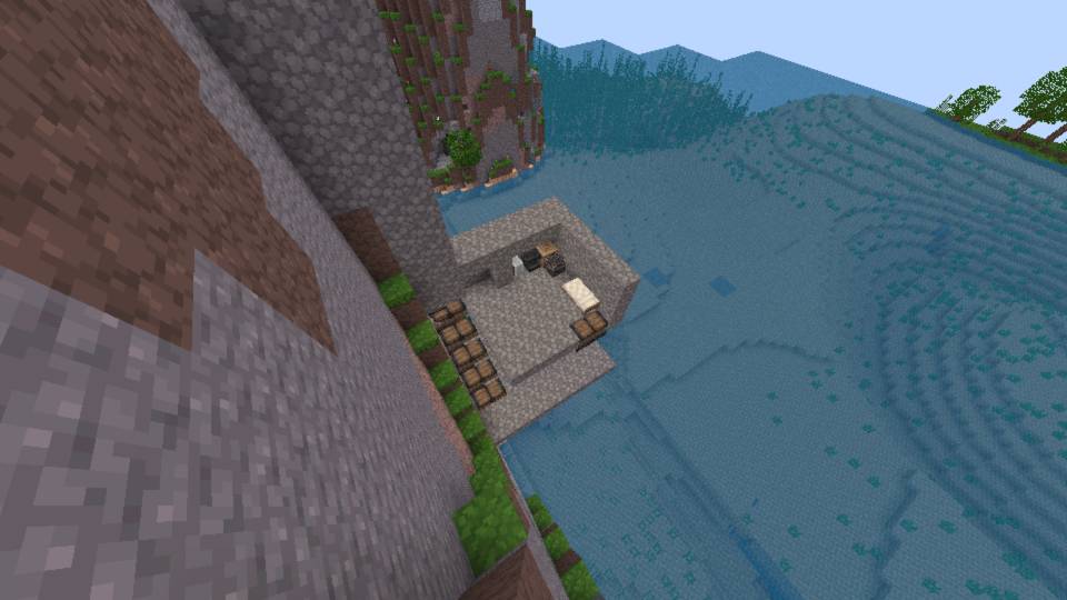 A screenshot of a skeleton spawner setup.